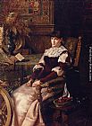 Lady With Spinning Wheel